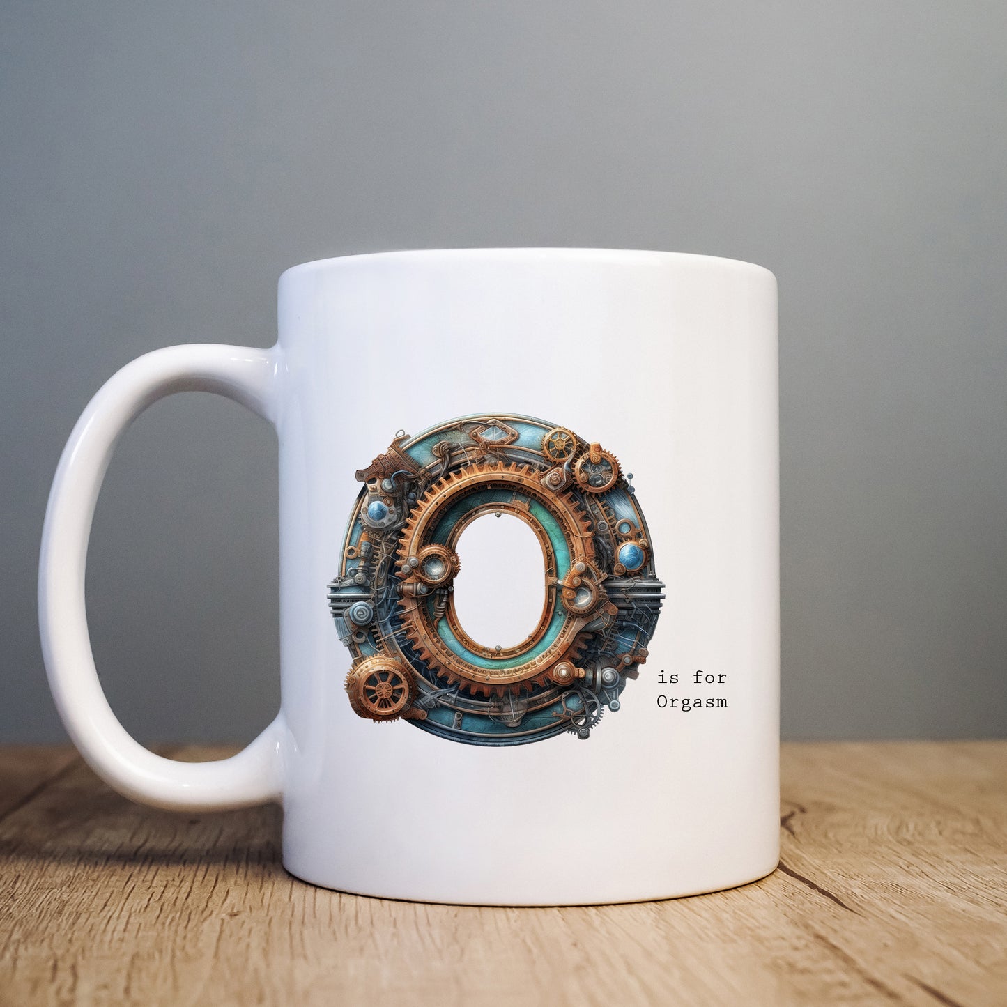 O is for Orgasm Mug, Funny Offensive Hilarious Rude Personalised Gift Cup