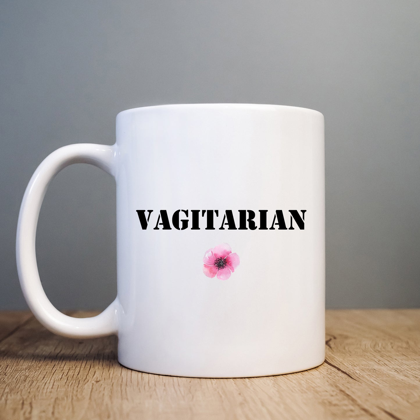 Vagitarian Mug, Funny Offensive Hilarious Rude Personalised Gift Cup