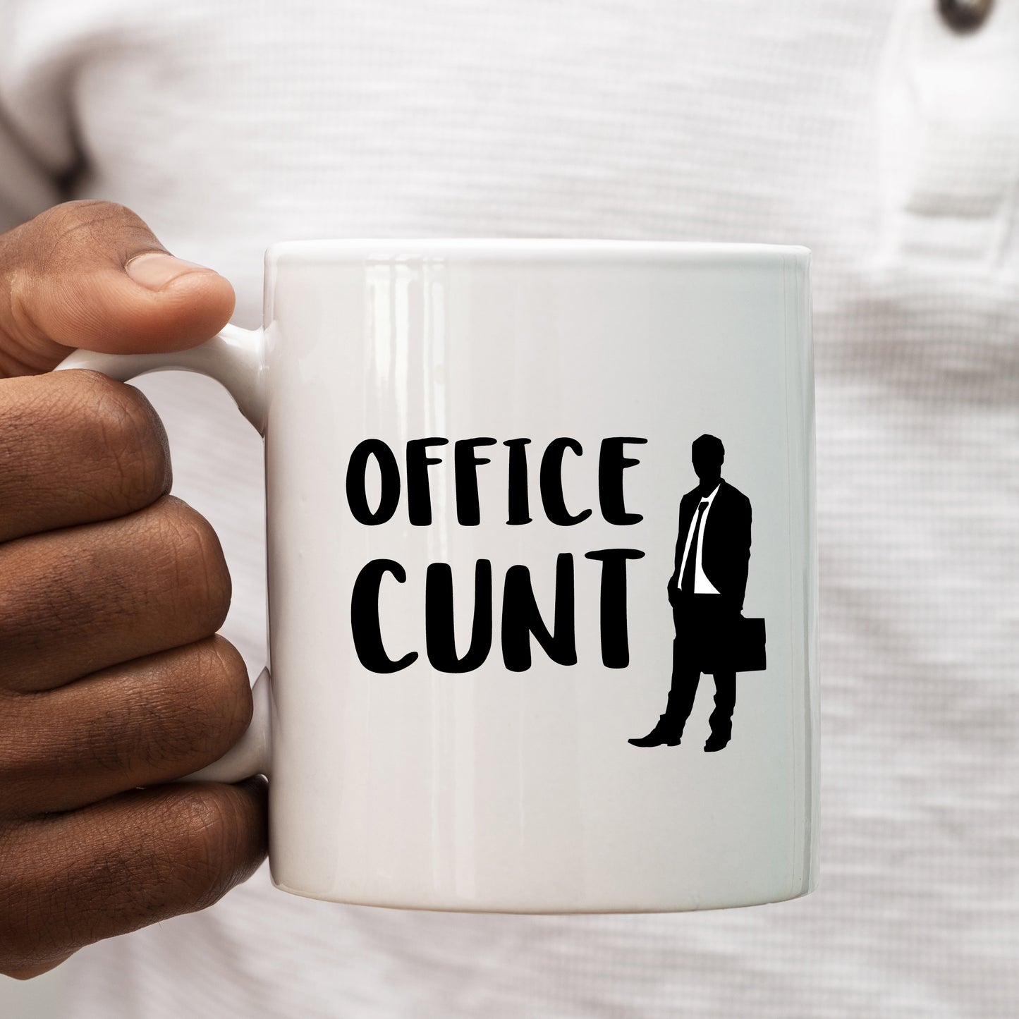 Office Cunt Mug, Funny Rude Work Gift Cup
