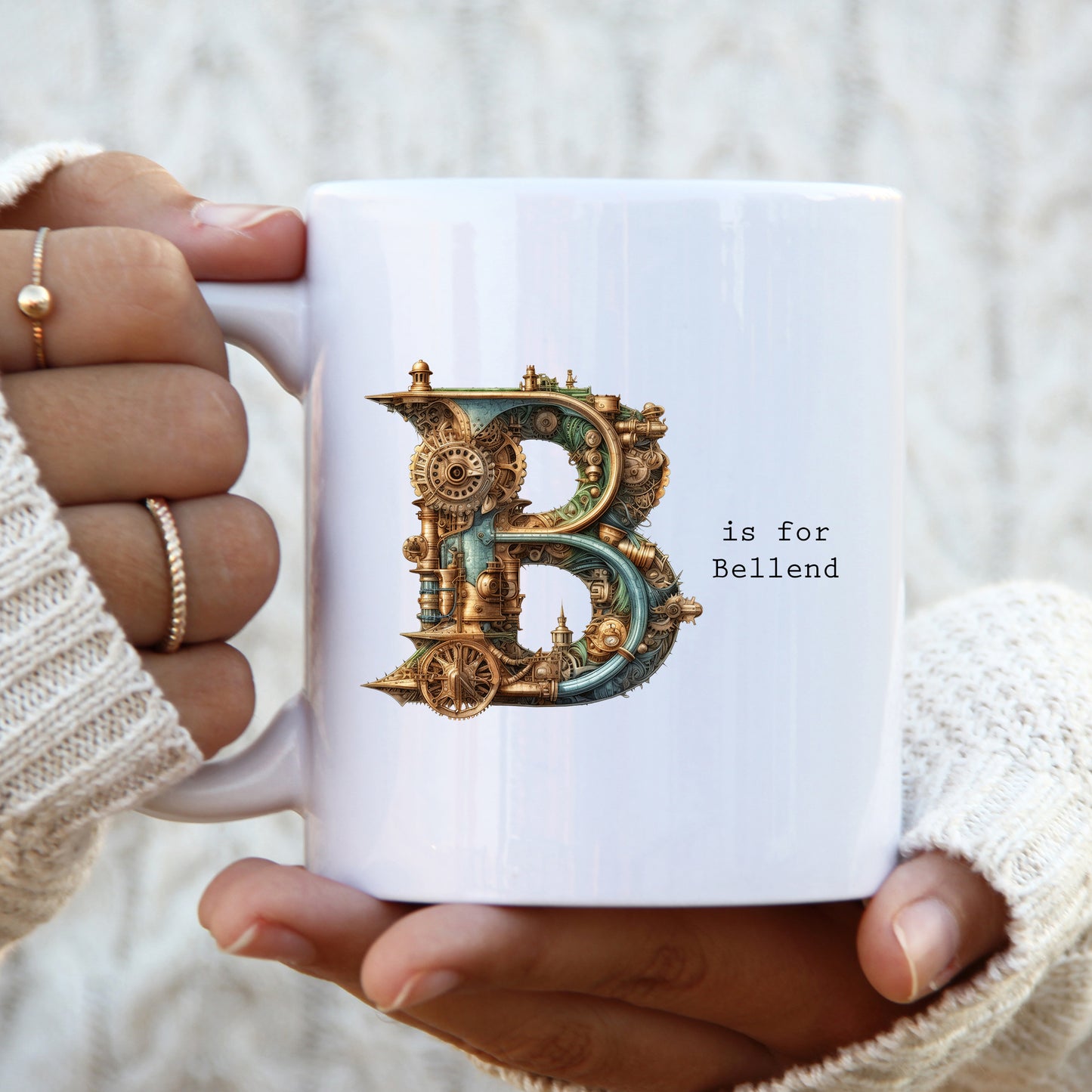 B is for Bellend Mug, Funny Offensive Hilarious Rude Personalised Gift Cup