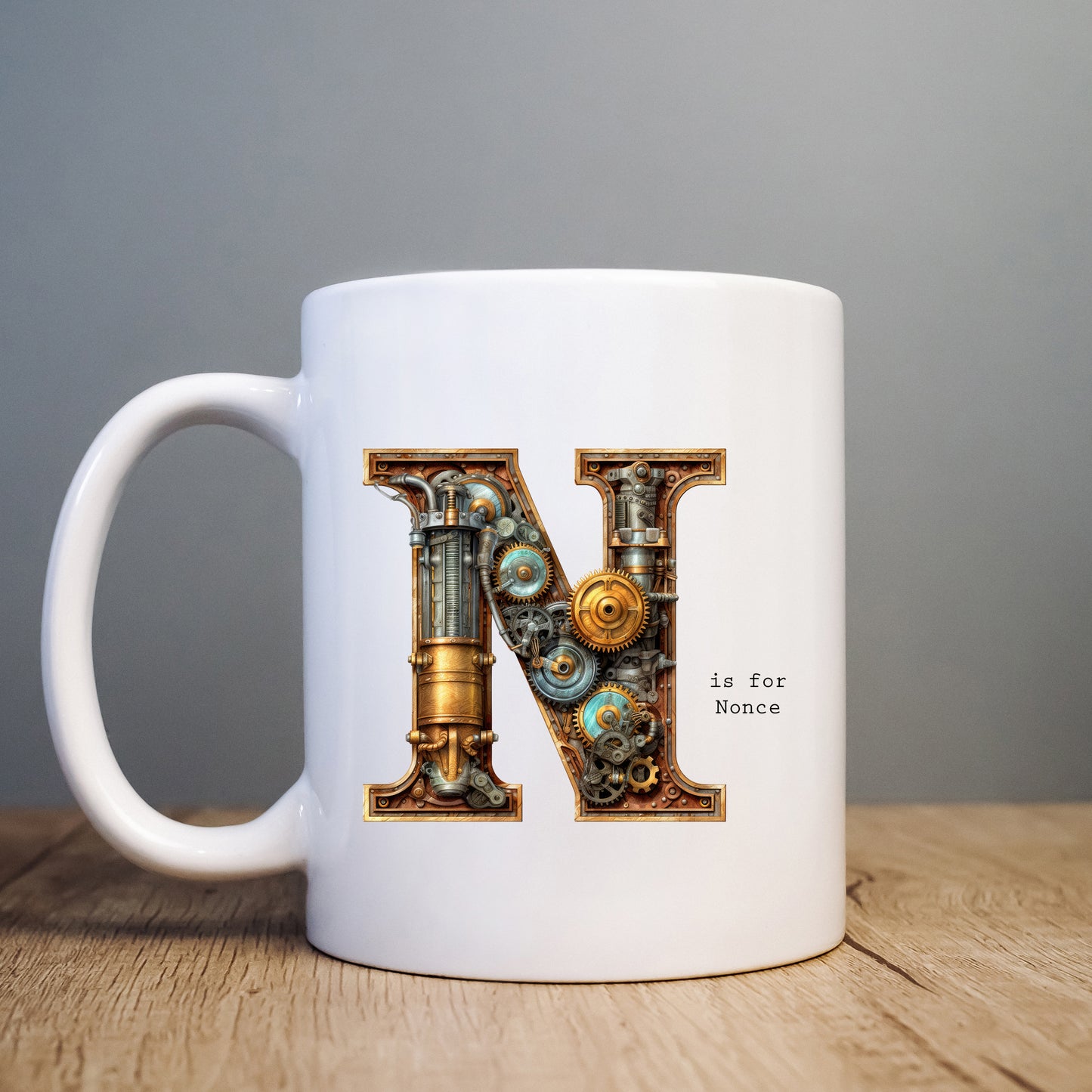 N is for Nonce Mug, Funny Offensive Hilarious Rude Personalised Gift Cup