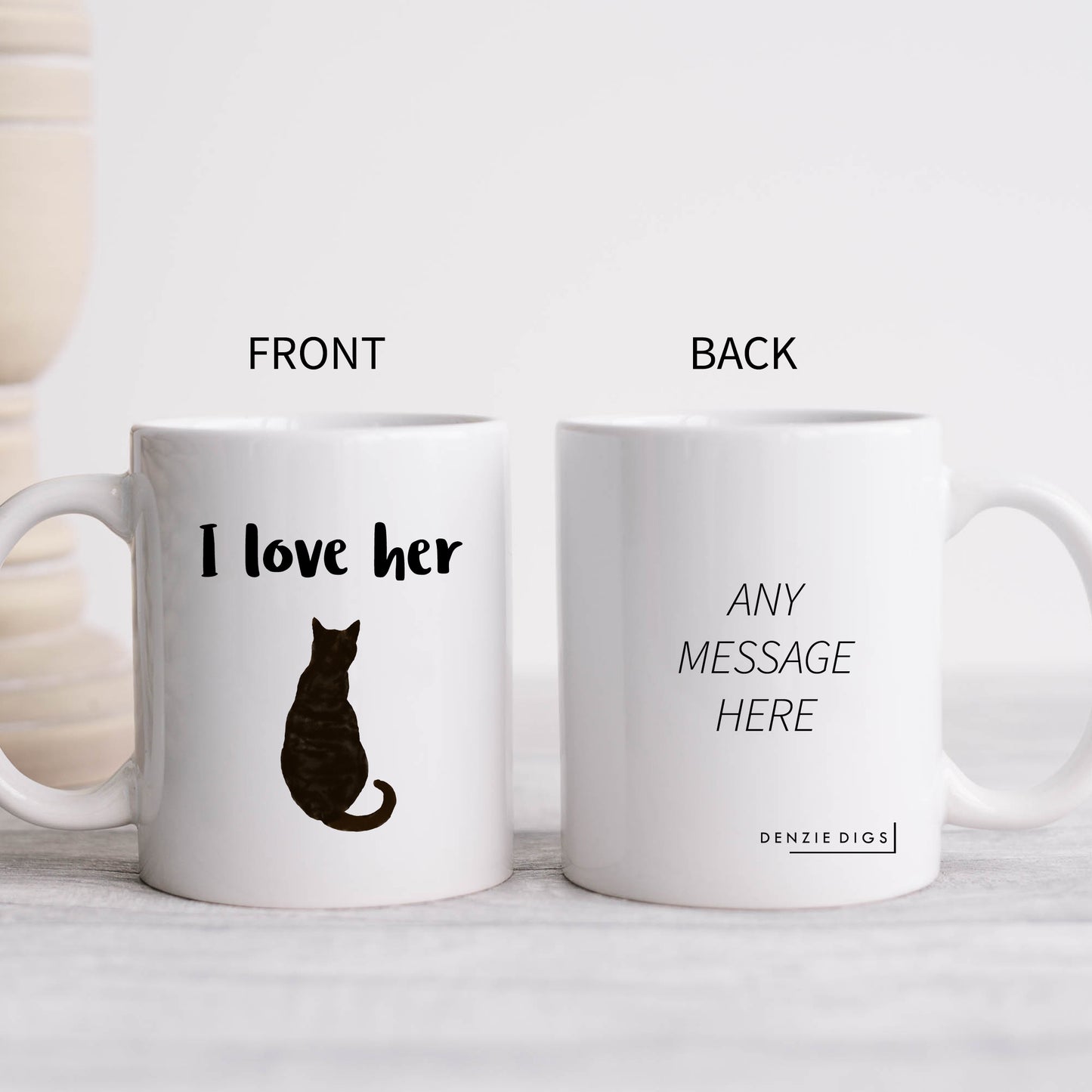 I Love Her Pussy I Love His Cock Matching Cups, Ceramic Personalised Funny Rude Couples Joke Mugs, Pair