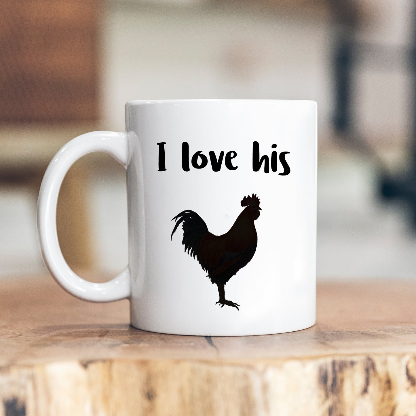 I Love Her Pussy I Love His Cock Matching Cups, Ceramic Personalised Funny Rude Couples Joke Mugs, Pair