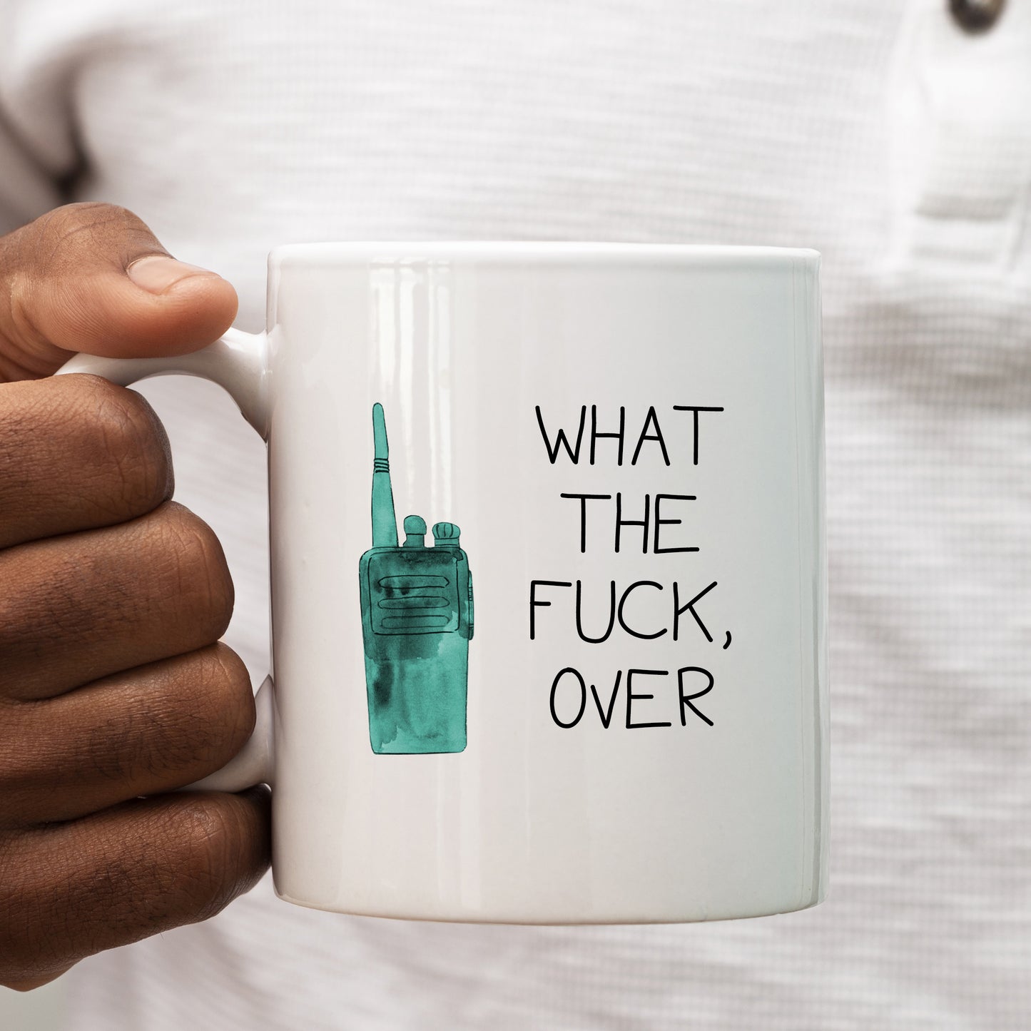 What The Fuck, Over, Personalised Mug, Funny Rude Offensive Gift