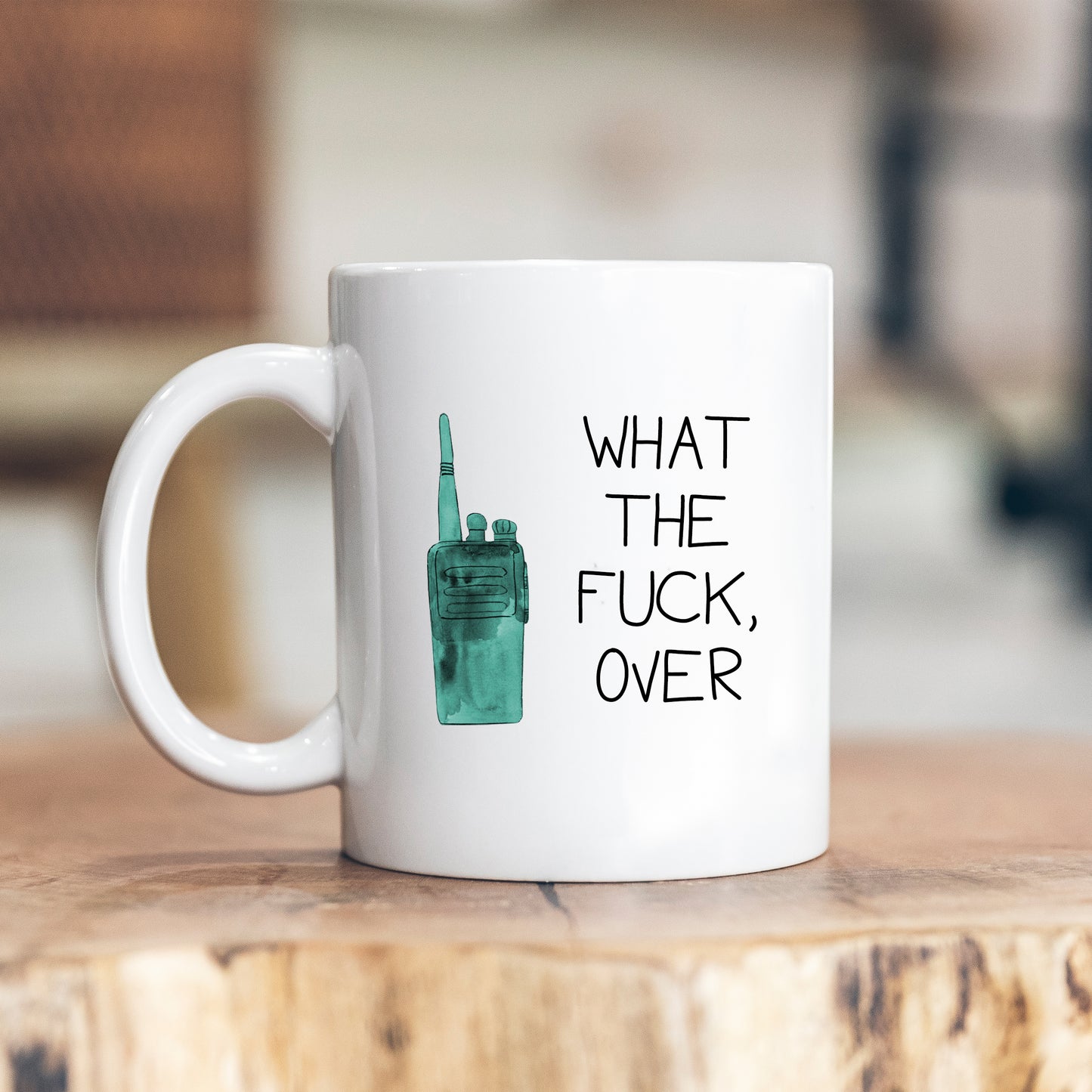 What The Fuck, Over, Personalised Mug, Funny Rude Offensive Gift