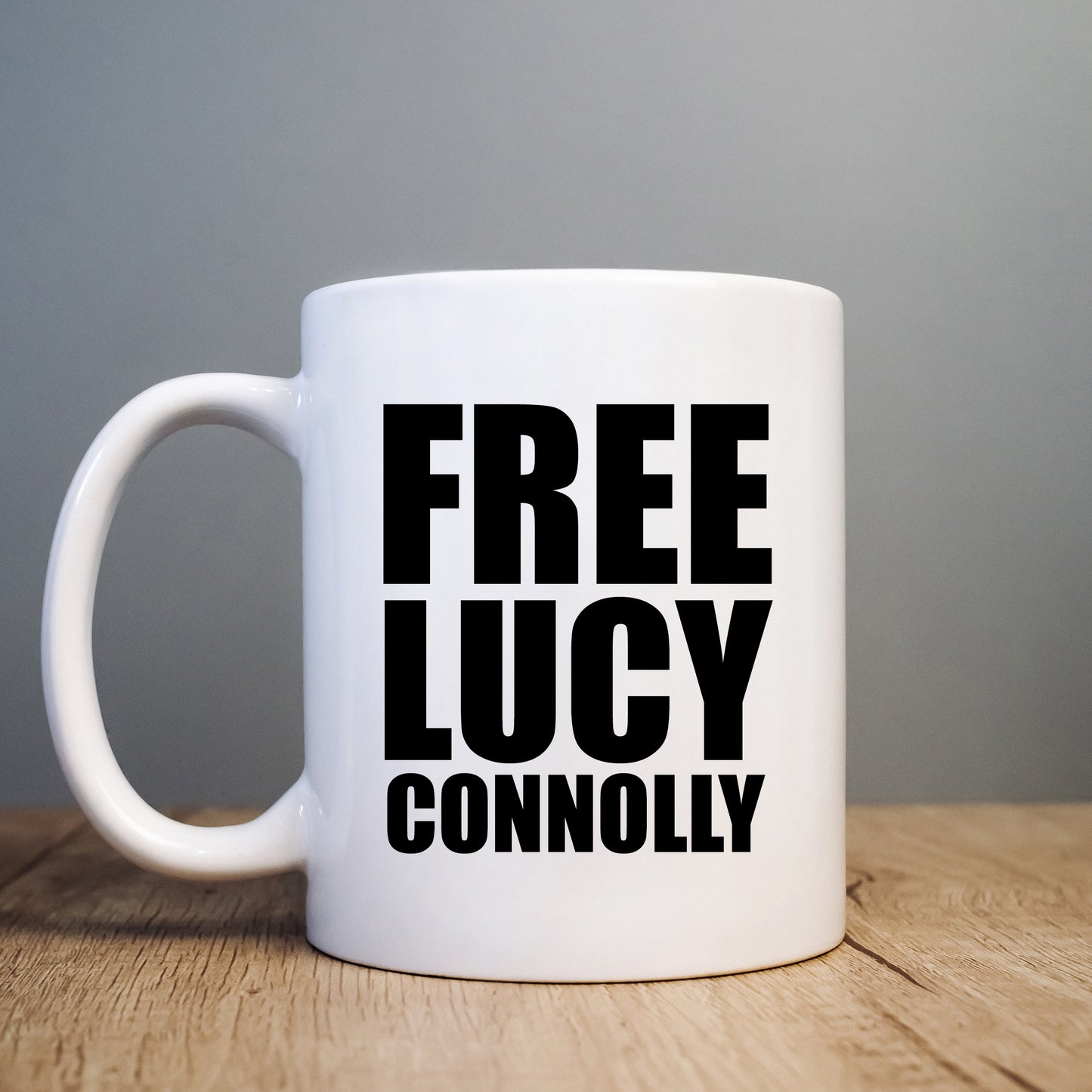 Free Lucy Connolly Political Prisoner Mug, Personalised Cup