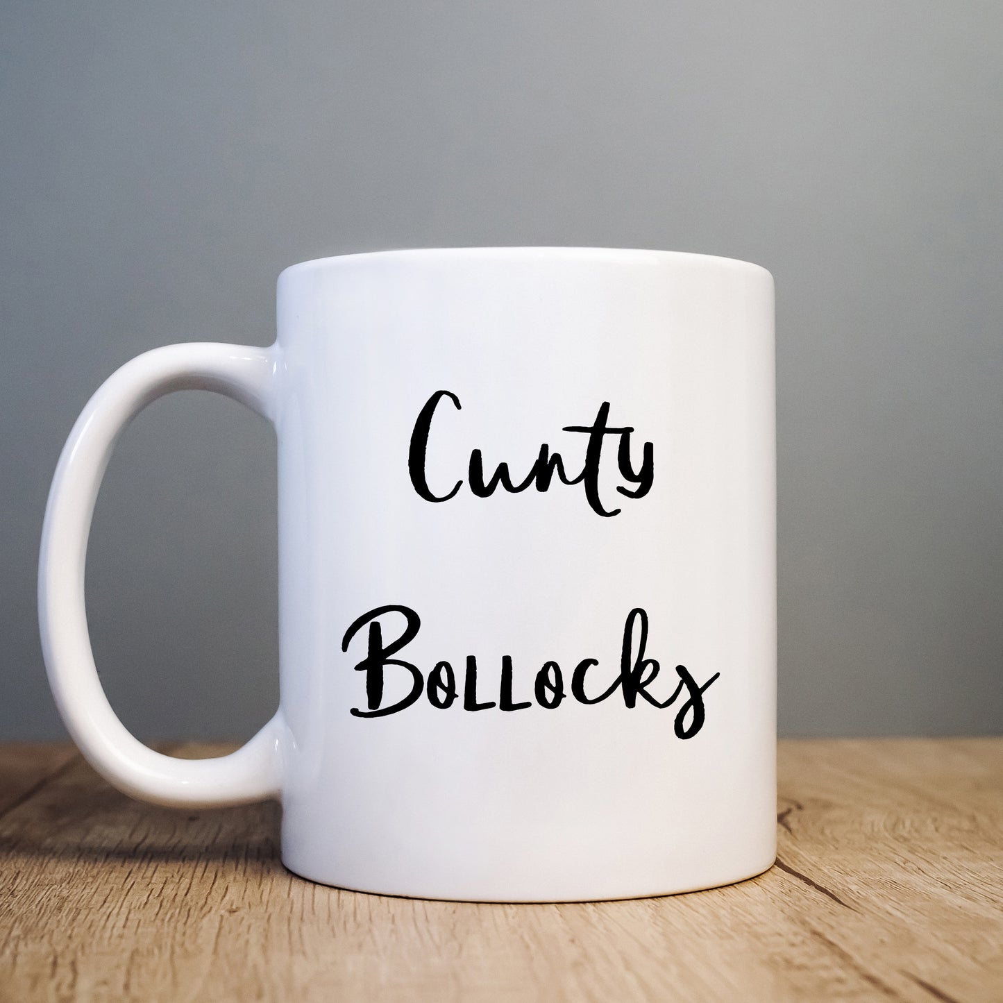 Cunty Bollocks Mug, Funny Rude Offensive Gift Cup