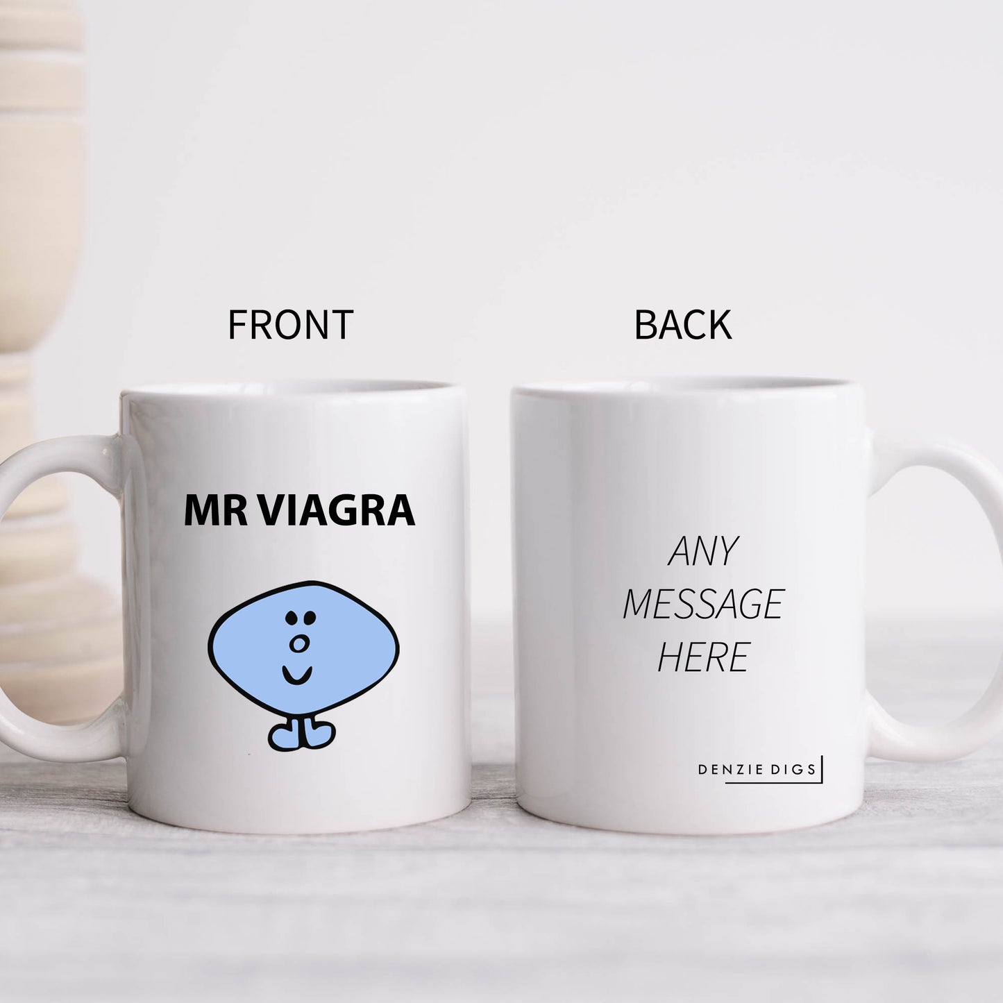 Mr Viagra Mug, Funny Sexual Hilarious Offensive Rude Personalised Gift Cup