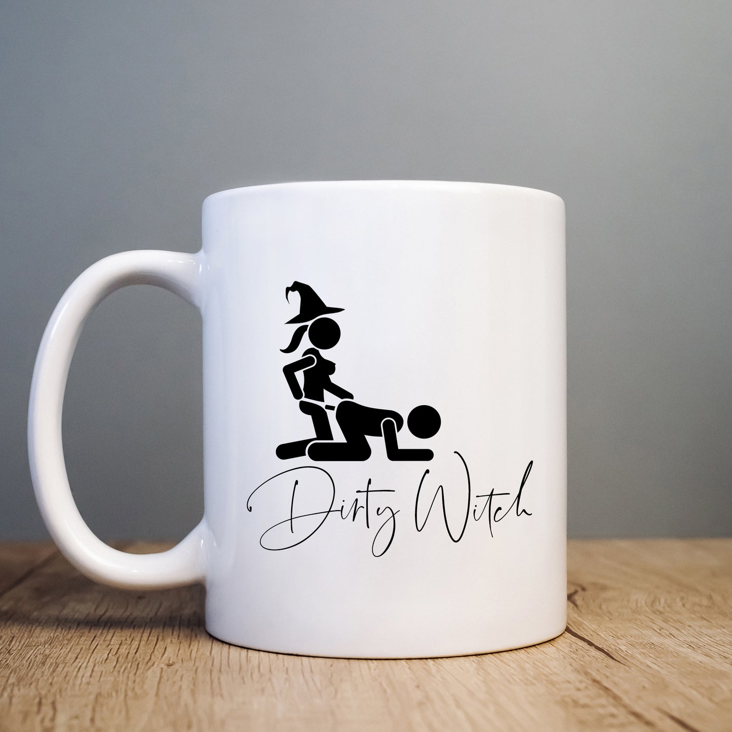Dirty Witch Sex Mug, Funny Sexual Offensive Hilarious Rude Personalised Gift Cup