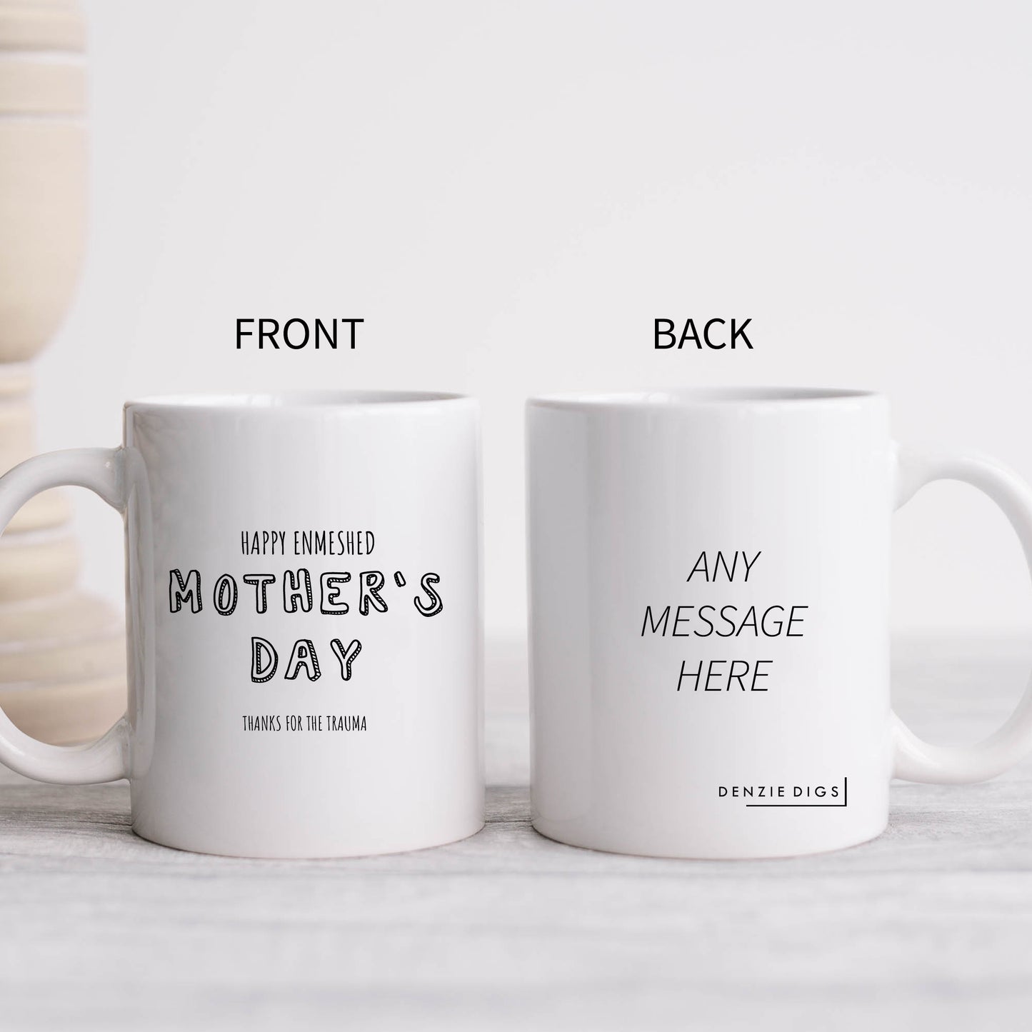 Happy Enmeshed Mother's Day Mug, Childhood Trauma, Funny Sarcastic Gift Cup